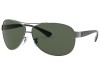 Ray-Ban RB3386 004/71 Kavisli Siyah Saplı Spor Pilot Gözlük