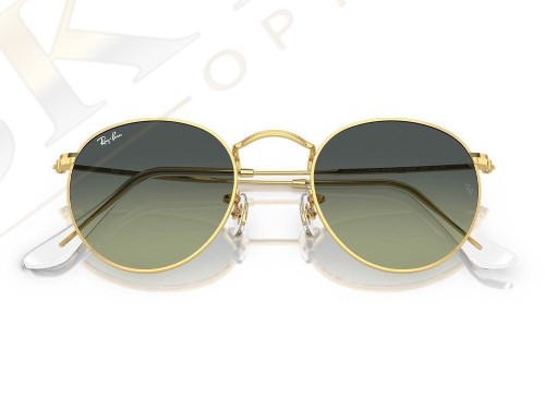 RAY‑BAN RB 3447 001/BH Round Metal Güneş Gözlüğü