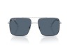 Ray-Ban RB3758 Ari Bio-Based Silver Blue Polarized Lens Ray-Ban RB3758 003/2V Ari Gümüş Metal Köşeli Polarize Gözlük