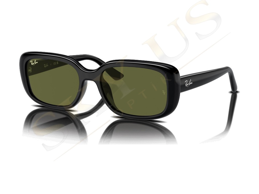 Ray-Ban RB4421D 6677/71 Kalın Siyah Kemik Dikdörtgen Gözlük