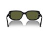 Ray-Ban RB4421D Bio-Based Black G-15 Green Lens Sunglasses Ray-Ban RB4421D 6677/71 Kalın Siyah Kemik Dikdörtgen Gözlük