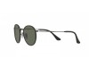 Ray-Ban RB3475Q Round Craft Black Leather/Fabric Wrapped Green Lens Sunglasses Ray-Ban RB3475Q 9040 Round Craft Siyah Dokulu Kaplama Metal Yuvarlak Gözlük