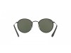 Ray-Ban RB3475Q Round Craft Black Leather/Fabric Wrapped Green Lens Sunglasses Ray-Ban RB3475Q 9040 Round Craft Siyah Dokulu Kaplama Metal Yuvarlak Gözlük