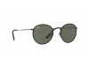 Ray-Ban RB3475Q Round Craft Black Leather/Fabric Wrapped Green Lens Sunglasses Ray-Ban RB3475Q 9040 Round Craft Siyah Dokulu Kaplama Metal Yuvarlak Gözlük