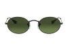 Ray-Ban RB3547N Oval Metal Black G-15 Green Flat Lens Ray-Ban RB3547N 002 Oval Flat Lenses Siyah Metal Gözlük