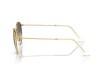 Ray-Ban RB3447 Round Metal Gold Frame Blue Gradient Lens Sunglasses Ray-Ban RB3447 001/3F Round Metal Altın Sarısı Çerçeve Mavi Degrade Güneş Gözlüğü