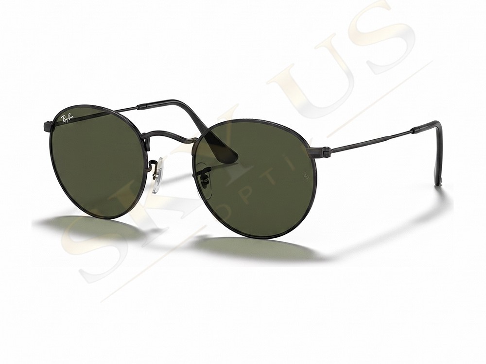 Ray-Ban RB3447 029 Round Metal Mat Füme Yuvarlak Gözlük