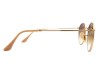 Ray-Ban RB3447 Round Metal Matte Gold Brown Gradient Lens Ray-Ban RB3447 112/51 Round Metal Kahverengi Degrade Yuvarlak Gözlük