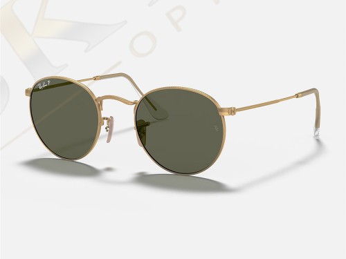 Ray‑Ban ROUND METAL Polarize Güneş Gözlüğü