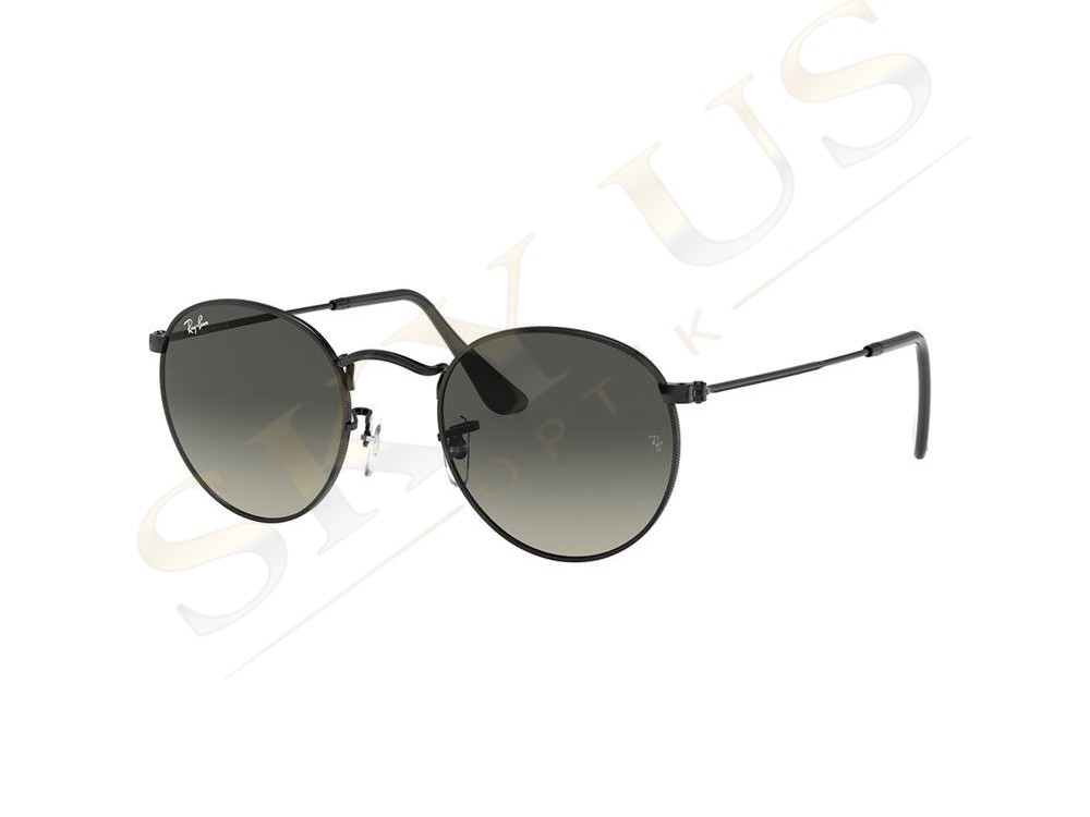 Ray-Ban RB3547N 002/71 Oval Flat Lenses Siyah Metal Gri Degrade Gözlük
