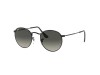 Ray-Ban RB3547N Oval Metal Black Grey Gradient Flat Lens Ray-Ban RB3547N 002/71 Oval Flat Lenses Siyah Metal Gri Degrade Gözlük