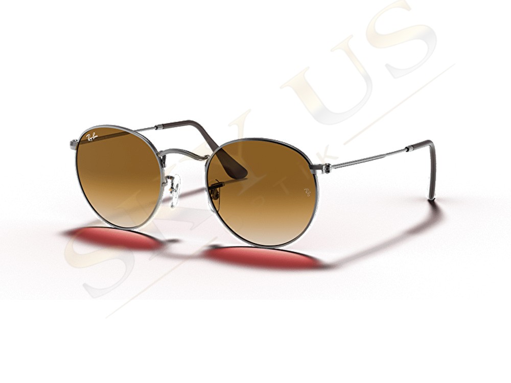 Ray-Ban RB3547N 004/51 Oval Flat Lenses Mat Füme Kahverengi Degrade Gözlük