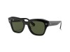 Ray-Ban RB2186 State Street Black Frame G-15 Green Lens Sunglasses Ray-Ban RB2186 901/31 State Street Parlak Siyah Asetat Güneş Gözlüğü
