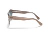 Ray-Ban RB2186 State Street Bicolor Beige Clear Blue Grey Gradient Lens Ray-Ban RB2186 1297/3M State Street Krem Katmanlı Kemik Gözlük