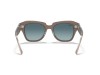 Ray-Ban RB2186 State Street Bicolor Beige Clear Blue Grey Gradient Lens Ray-Ban RB2186 1297/3M State Street Krem Katmanlı Kemik Gözlük