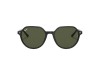Ray-Ban RB2195 Thalia Black G-15 Green Lens Sunglasses Ray-Ban RB2195 901/31 Thalia Gümüş Perçinli Siyah Yuvarlak Geometrik Gözlük