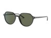 Ray-Ban RB2195 Thalia Black G-15 Green Lens Sunglasses Ray-Ban RB2195 901/31 Thalia Gümüş Perçinli Siyah Yuvarlak Geometrik Gözlük