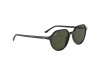 Ray-Ban RB2195 Thalia Black G-15 Green Lens Sunglasses Ray-Ban RB2195 901/31 Thalia Gümüş Perçinli Siyah Yuvarlak Geometrik Gözlük
