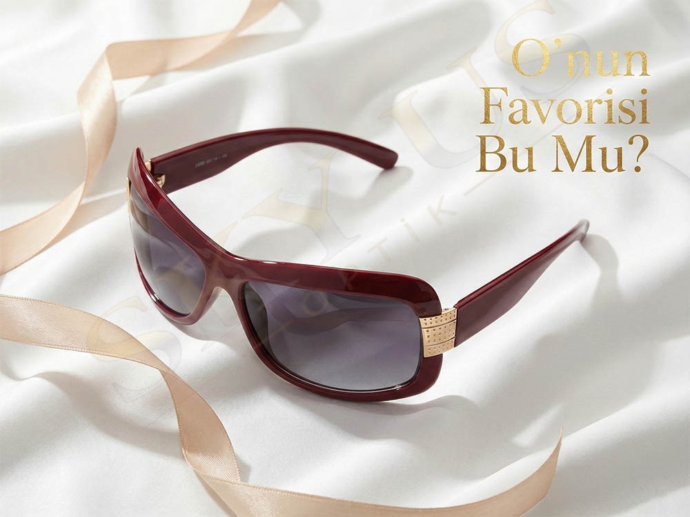 CISSE 2835 C4 Bordo Kadın Güneş Gözlüğü